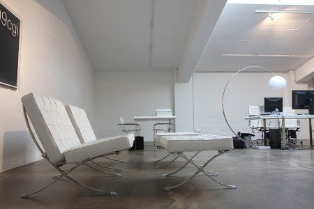 Design woonbeton op een werkplek